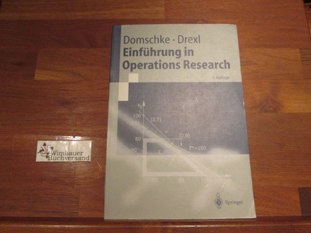 domschke drexl einfhrung in operations research